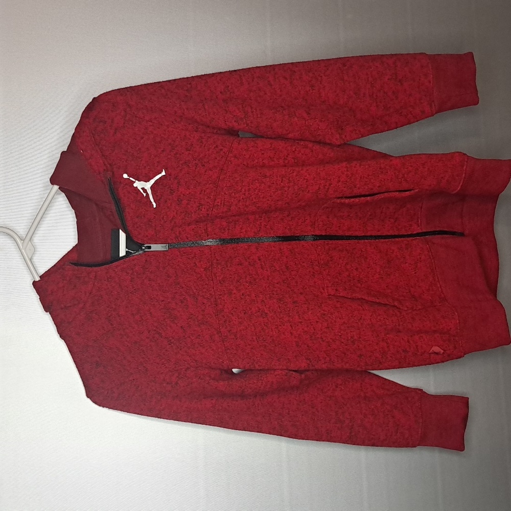 Jordan Youth Medium Jacket red/black